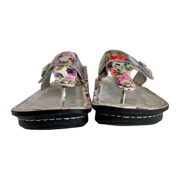 Alegria Carina Lighten Up Thong Floral Sandals Size EU 38 US 8-8.5 - Picture 4 of 12